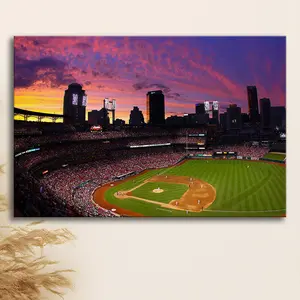 Busch Stadium St Louis Cardinals, Stadium Poster, Sport Art, Gift for him, Man Cave Decor, Art Print, Poster Print Wall Art - No Frame