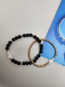 Hi and hers Faith in love holywater bracelets