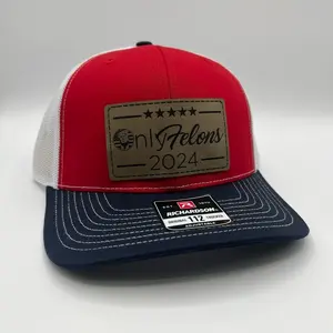 Only Felons 2024, Richardson 112 Trucker Hat, Trump 2024