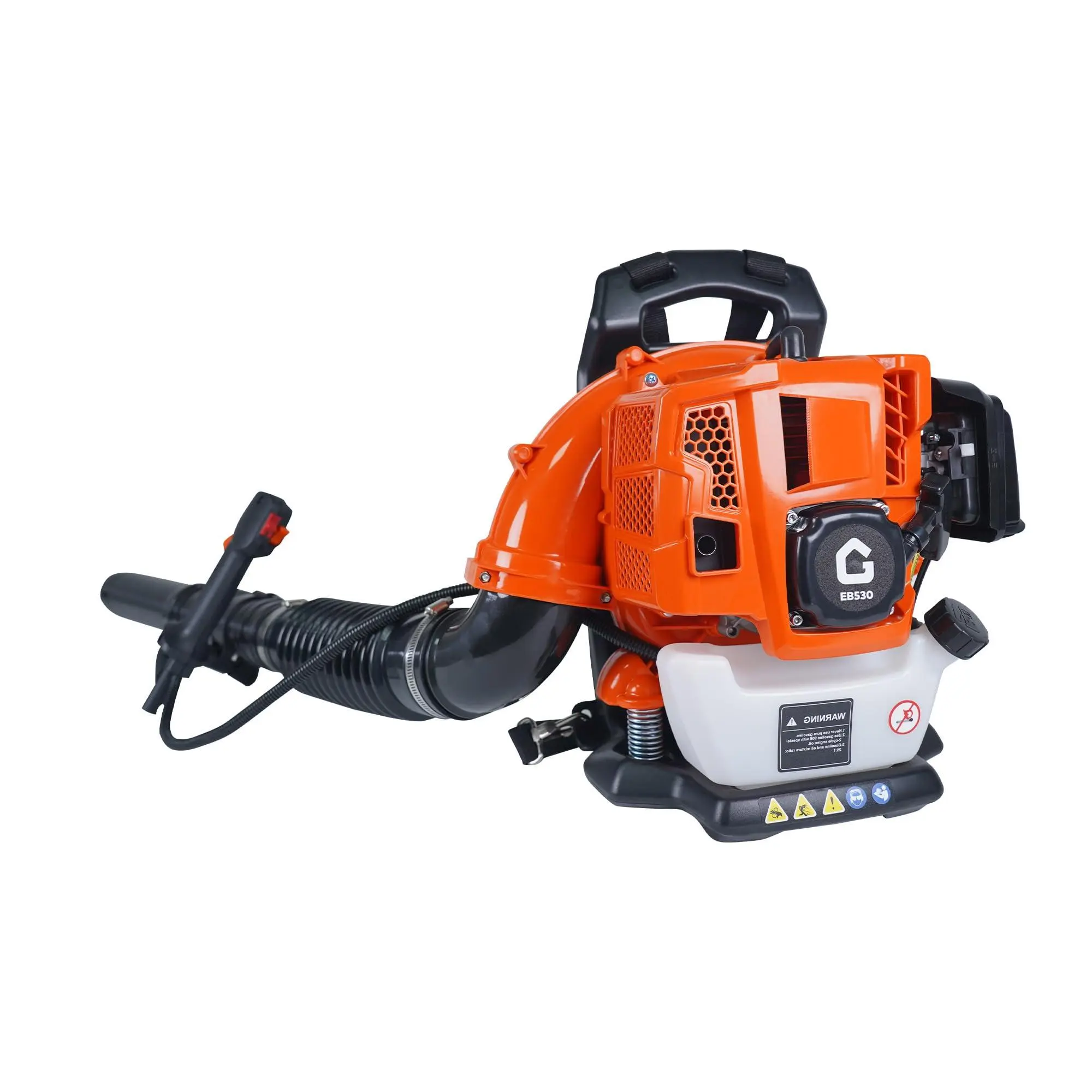 GARVEE Durable 66CC Backpack Gas Leaf Blower 4.0HP 880 CFM，320 MPH Ergonomic Design Leaf blowers for Lawn Care Gas Powered,Orange