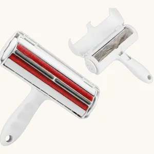 Pet Hair Remover Roller for Cats & Dogs – Lint Roller for Furniture, Couch, Carpet, Clothing & Bedding – Self Cleaning Pet Roller, No Adhesive, Eco Friendly Fur Remover Tool – Portable Hair Cleaner Roller for Home, Car, Upholstery, Rugs & Blankets Roller