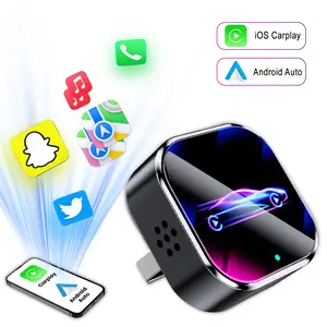 2026 Wireless Carplay Adapter,2 in 1 Wireless CarPlay & Android Auto Adapter,Fast & Stable Connection,Wired to Wireless,Hands-Free Call,Android Auto Wireless Adapter,Apple Carplay Wireless Adapter,Car Accessories,CarPlay Dongle, Carplay Converter