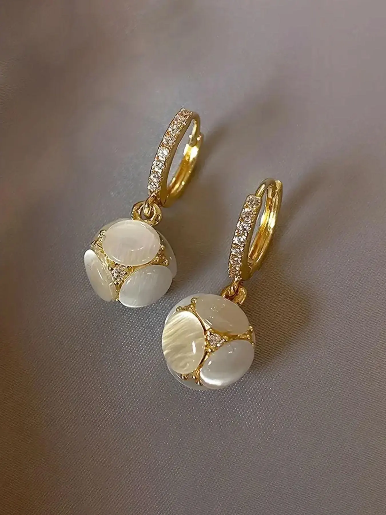 Elegant Rhinestone Decorated Dangle Earrings, High Quality Shining Earrings, Fashion Jewelry for Party, Daily Decor, Trendy All-match & Exquisite Jewelry for Birthday Gift, Trendy Fashionable Accessories