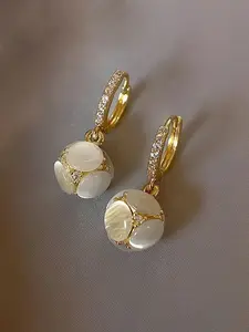 Elegant Rhinestone Decorated Dangle Earrings, High Quality Earrings, Fashion Jewelry for Party, Daily Decor, Trendy All-match & Exquisite Jewelry for Birthday Gift