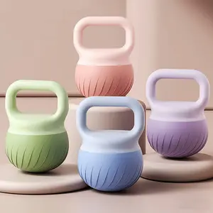 11.02-pound anti-slip handle soft kettlebell, unisex fitness yoga strength and weight loss training equipment, suitable for arm, hip, squat and full-body strength training, made of durable PVC material for home and gym use