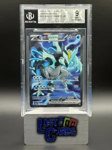 Pokemon TCG Black Kyurem ex | Surging Sparks 218/191 | BGS Graded MINT 9