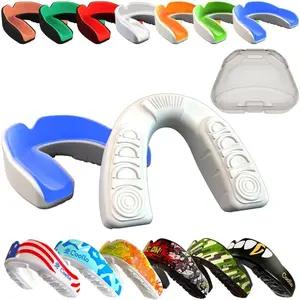 Boil and Bite Mouth Guard (Youth & Adult) Custom Fit Sport Mouthpiece for Football, Hockey, Rugby, Lacrosse,Boxing,MMA(Free Case Included)