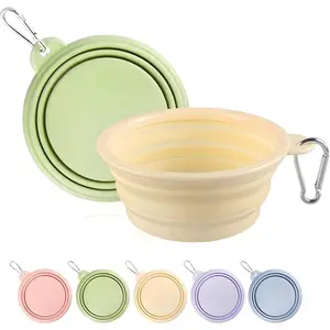 Collapsible Pet Bowl for Travel, Ideal for Camping & Walking, Versatile Use as Water or Food Bowl for Dogs & Cats, Safe & Odorless Design