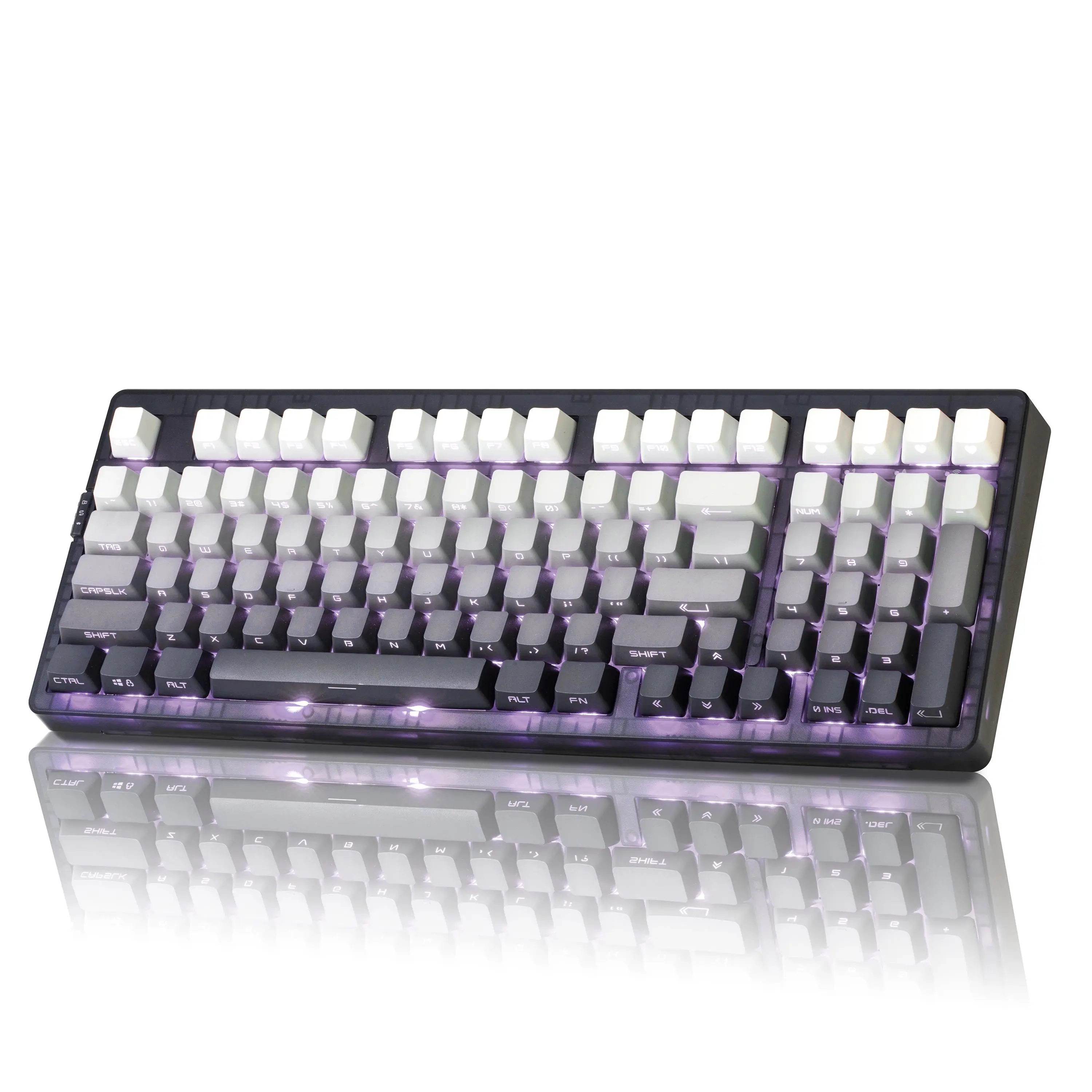 ZORNHER ZH980 Tri Mode Wireless Bluetooth Mechanical Gaming Keyboard, 95% Black Gasket Structure Keyboard, Hot Swappable Custom Feel, Rapid Trigger, Clicky, RGB Backlit, 2.4GHz/USB C/BT5.0, Tri Mode Keyboard ,,DealsforYouDays ,Summeback to school shopping