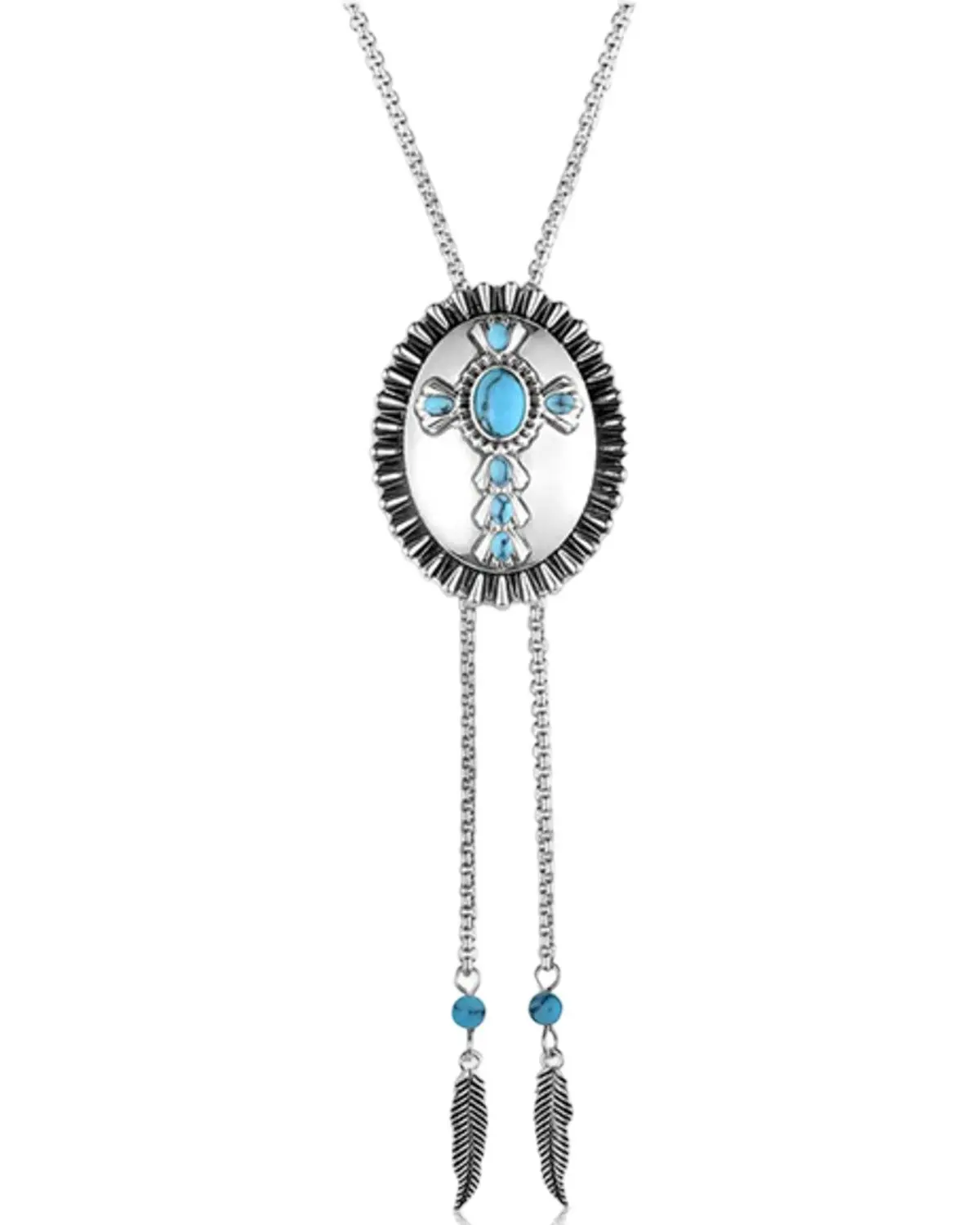 Montana Silversmiths Women's Women'S Cross Bolo Necklace - Nc6320
