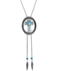 Montana Silversmiths Women's Women'S Cross Bolo Necklace - Nc6320