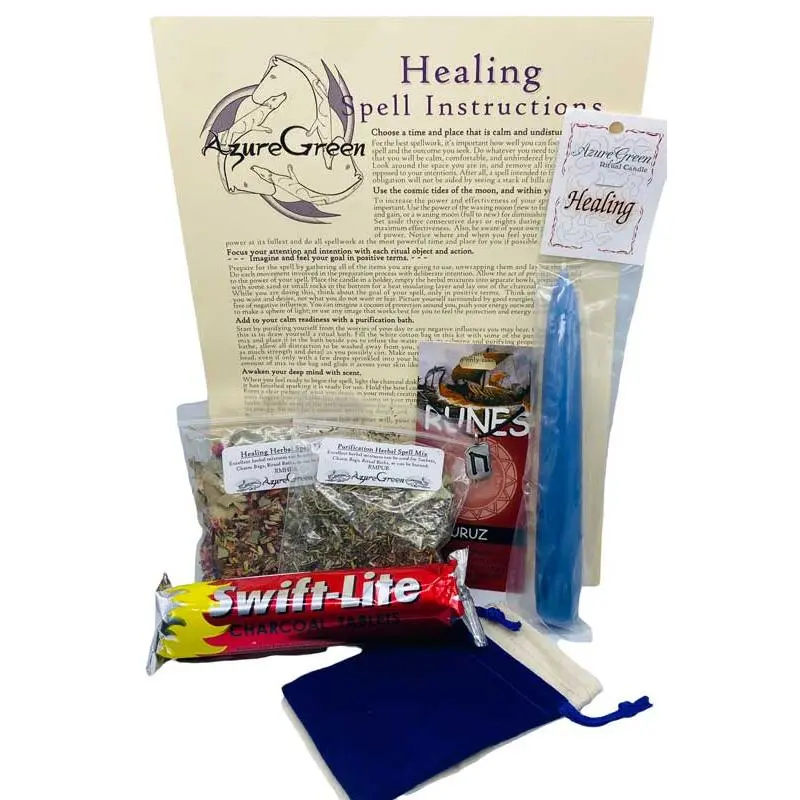 Healing Ritual Kit — Guided Home Wellness &amp; Reflection Intention Set