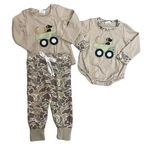 kids clothing boy winter outfit camo clothes dog hunting clothing set
