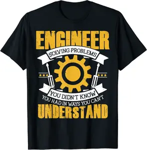 Fun Engineer Shirt Problem Solver Engineering T-Shirt - Viqarfaroo Shop 74B0BRRMCDG7