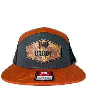 Daddy In The Sheets Richardson 7-Panel Trucker Hat - Dad In The Streets trucker hat classic color