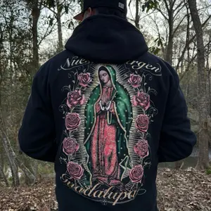 Gold Virgen Mary Hoodie