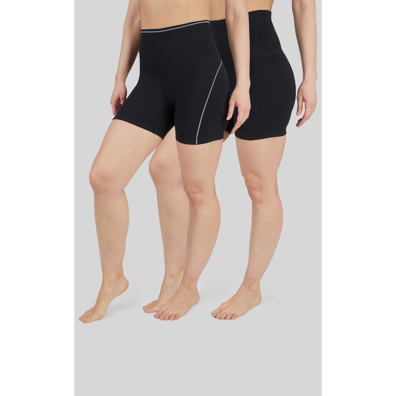 2 PK Lux Super High Waist 5" Bike Short