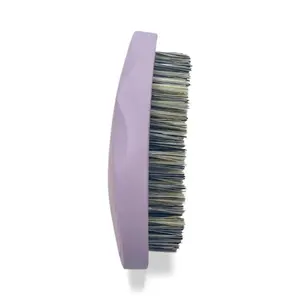 JIGGSAWMILLIONS Hard Wave Drop Brush with  Bristle Curved Brushes for Men and Women - Purple Wave Drop Mixed Tone Hard Bristles