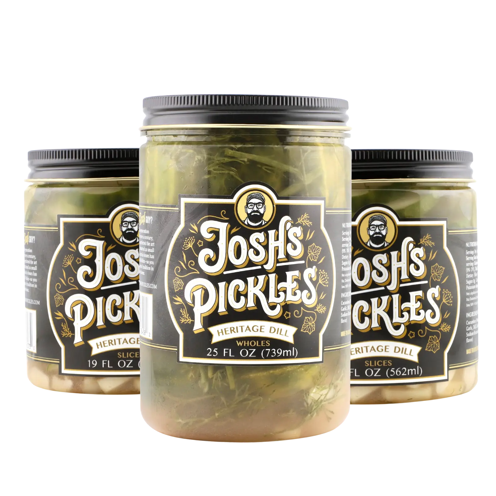 3 Pack - Dill "Starter Pack" - Heritage Dill Whole, Heritage Dill Slices (x2) | ships on ice Mon-Wed