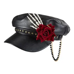 Punk Newsboy Hat Peaked Cap Steampunk Carnival