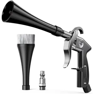 Tornado Car Cleaning Gun Interior Dryer Air Blow Gun, Automotive Tool Car Detailing Supplies High Pressure Air Gun, Car Detailing Cleaner Kit for Car Quickly Blasts Dirt and Dust Works with Air