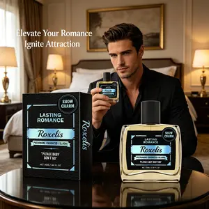 Roxelis Men's Cologne - Natural Fresh Scent, Non-Irritating, Non-Toxic, Mild, Attraction-Boosting, Pen-Shaped Packaged Portable Eau de Cologne, Attraction Men's Fragrance, Mild Men's Fragrance