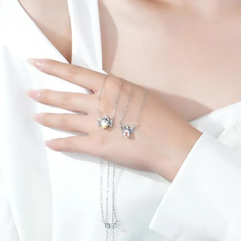 Zodiac Sterling Silver Pendant Constellation Zircon Zodiac Necklace Special Gift Anniversary Gift Zodiac Sterling Silver Pendant Constellation Zircon Zodiac Necklace Special Gift Anniversary Gift