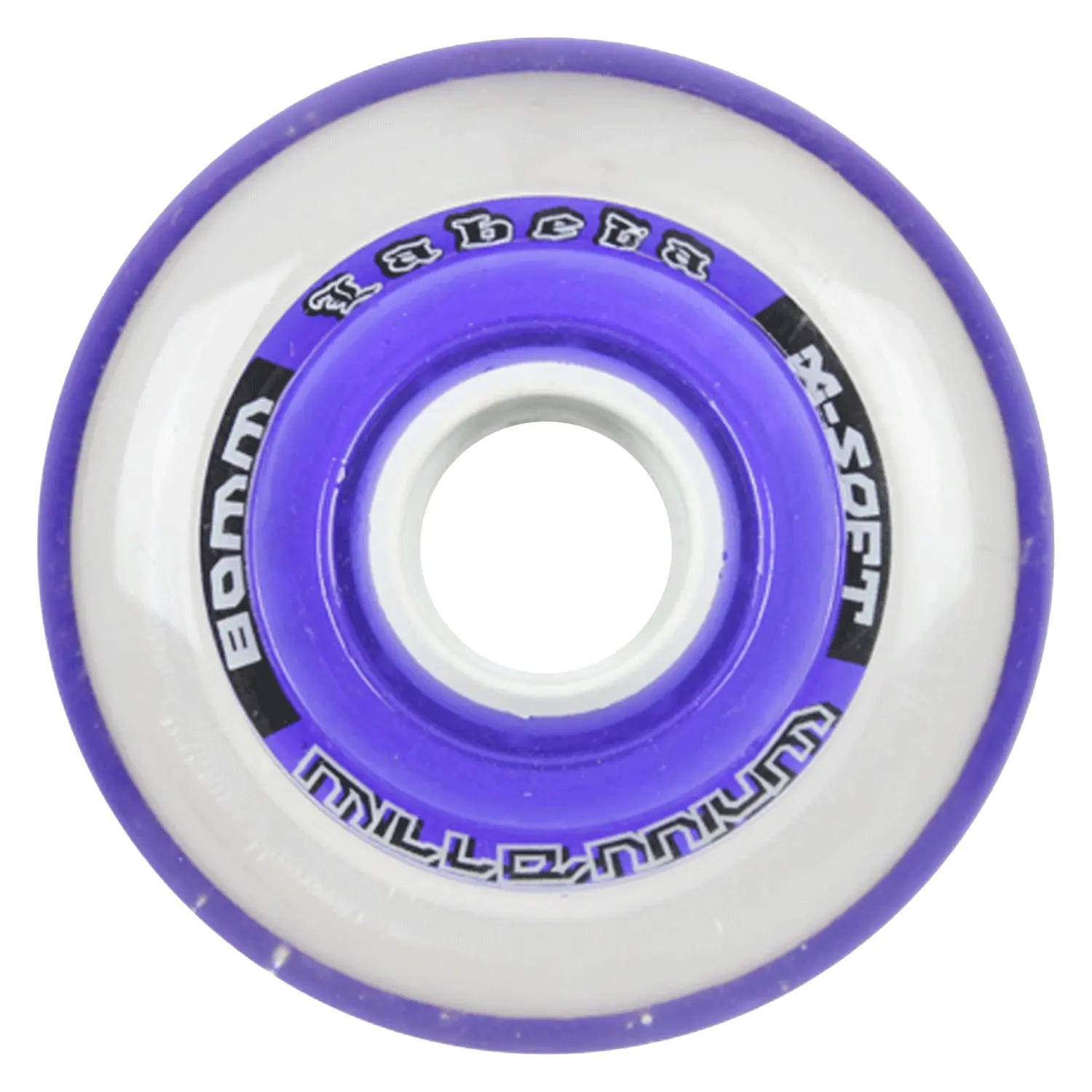 Labeda Roller Hockey Wheels - Millennium Gripper 80mm 74A Purple (Single)
