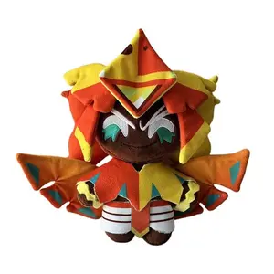 New In Stock Cookie Run: Kingdom Shadow Milk Cookie Anime Figure Plush Toys 25cm Shadow Milk Cookie Doll Custom Toys Kids Gift stuffed