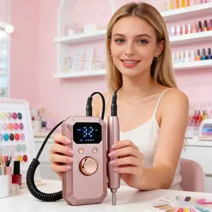 USB charging multi-functional electric nail polishing machine - Professional nail polishing and trimming tool - 11 polishing heads and 20 sanding rings in a complete set - High-speed, quiet household nail art device - Suitable for gift-giving to girls and