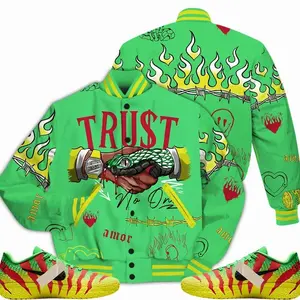 Ja 3 Jurassic Park Explorer Outfit Varsity Jacket, Snake Trust No One Drip Unisex T-Shirts To Match Sneakers Streetwear