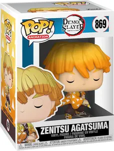 Funko Animation Demon Slayer Zenitsu Agatsuma 869  3.75 Inches Collectable Vinyl Figure Gift Idea Official Merchandise Toys for Kids & Adults Anime Fans Model Figure for Collectors