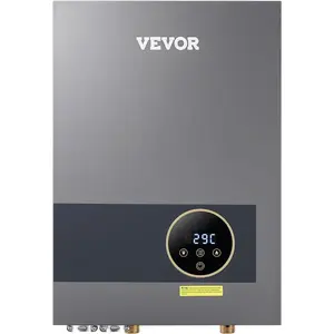 VEVOR Electric Tankless Water Heater, 13.8KW Instant Hot Water Heater, Digital Temperature Display Easy Installation 24-Hour Water Supply, For Kitchen Bathroom Shower Mall SalonVEVOR Super Brand Day