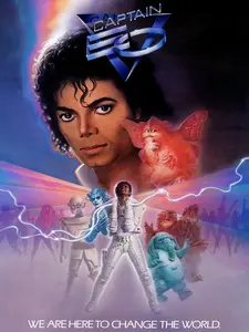 [SALE UP TO 45%] 1986 Captain EO Movie Poster Michael Jackson Anjelica Houston