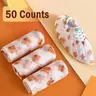 50 counts Disposable Thickened Cartoon Shoe Covers,Home Indoor Non-slip Anti-dirty Foot Cover, Breathable Foot Covers for Shoes