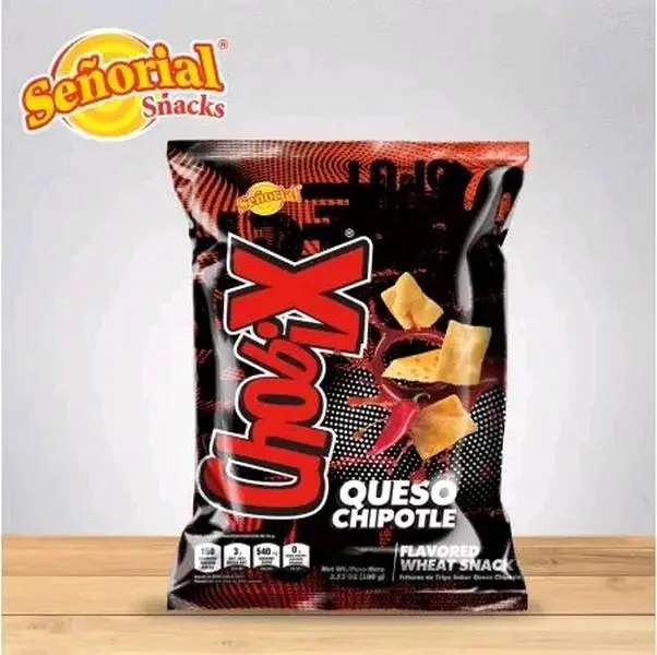 2 Bags CHOBIX QUESO CHIPOTLE original 100gr from Guatemala. Snack