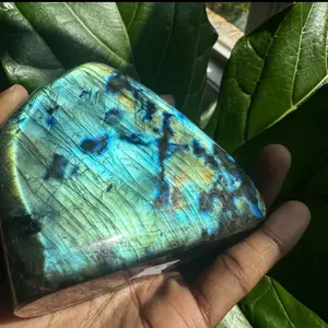 Labradorite Slab |  High Flash Crystal Room Decor