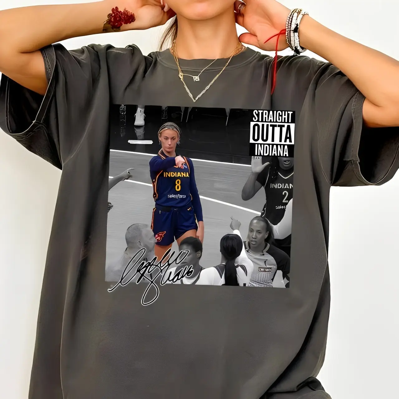 Sophie Cunningham Point Signature Basketball T-Shirt, Sweatshirt, Hoodie, Vintage Basketball Graphic Tee, Retro Sports Fan Shirt, Unisex Cotton Comfortable Streetwear Daily Outfit, Menswear Womenswear Gift For Basketball Fans