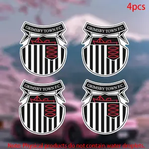GRIMSBY TOWN FC Glossy Sticker-Car stickers for doors, windows, laptops, luggage, furniture and bumpers-durable adhesive vinyl material