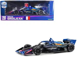 Dallara IndyCar #28 "DNSFilter" Andretti Autosport "NTT IndyCar Series" (2023) 1/18 Diecast Model Car by Greenlight