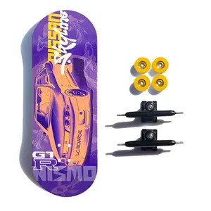 LC BOARDS 98X34 COMPLETE GARAGE SERIES SKYLINE GRAPHIC FOAM GRIP TAPE