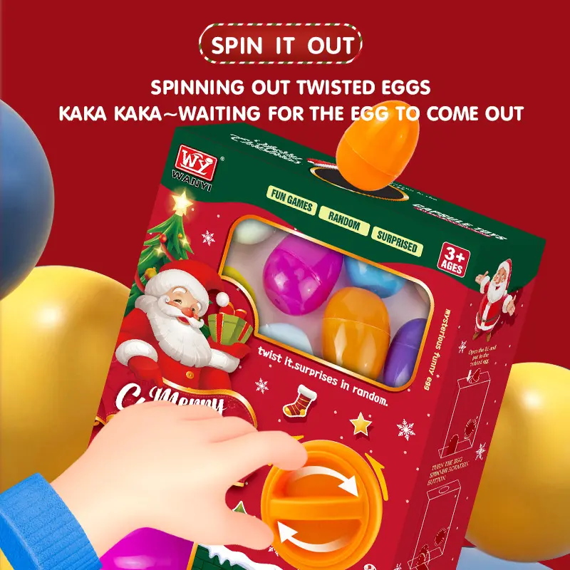 Toy Egg Machine Claw Doll Grabber Mini Blind Box Christmas Gift, Creative Kids Playset, Fun Holiday Present Idea