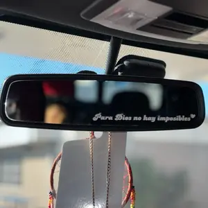 PARA DIOS NO HAY IMPOSIBLES-Inspirational Faith Daily Reminder Car Rearview Mirror - Perfect for Car Decoration and Positive Affirmations