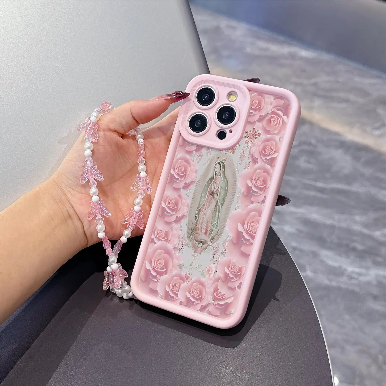Butterfly Phone Case Casing with Maria Design, Tpu Shockproof Protective Cover Accessories for iPhone 6/7/8/x/XS/XR/11/12/13/14/15/16pro Max, Perfect Birthday Gift for Couples & Teens