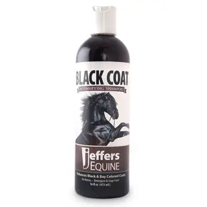 Jeffers Equine Black Coat Intensifying Horse Shampoo for Black & Bay Coats