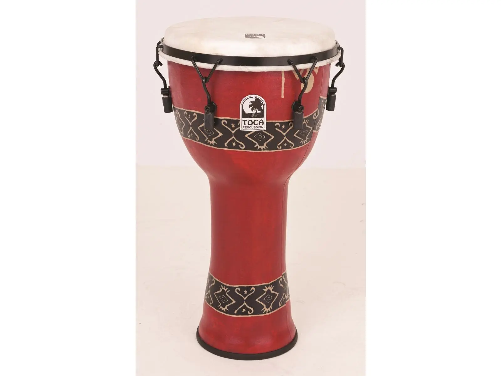 Toca SFDMX-12RP 12 in. Freestyle Mechanically Tuned Djembe, Bali Red