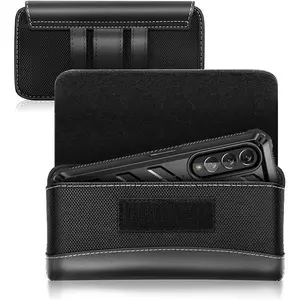 SUPCASE Holster for Samsung Galaxy Z Fold 5/4/3/S24 Ultra, iPhone 15/14/13 Pro Max Wear-Resisting Leather Pouch Case with Belt Clip