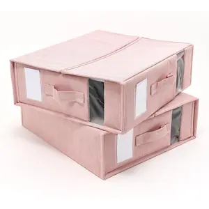 Henning Lee Set of 2 Bedsheet Organizers with Windows