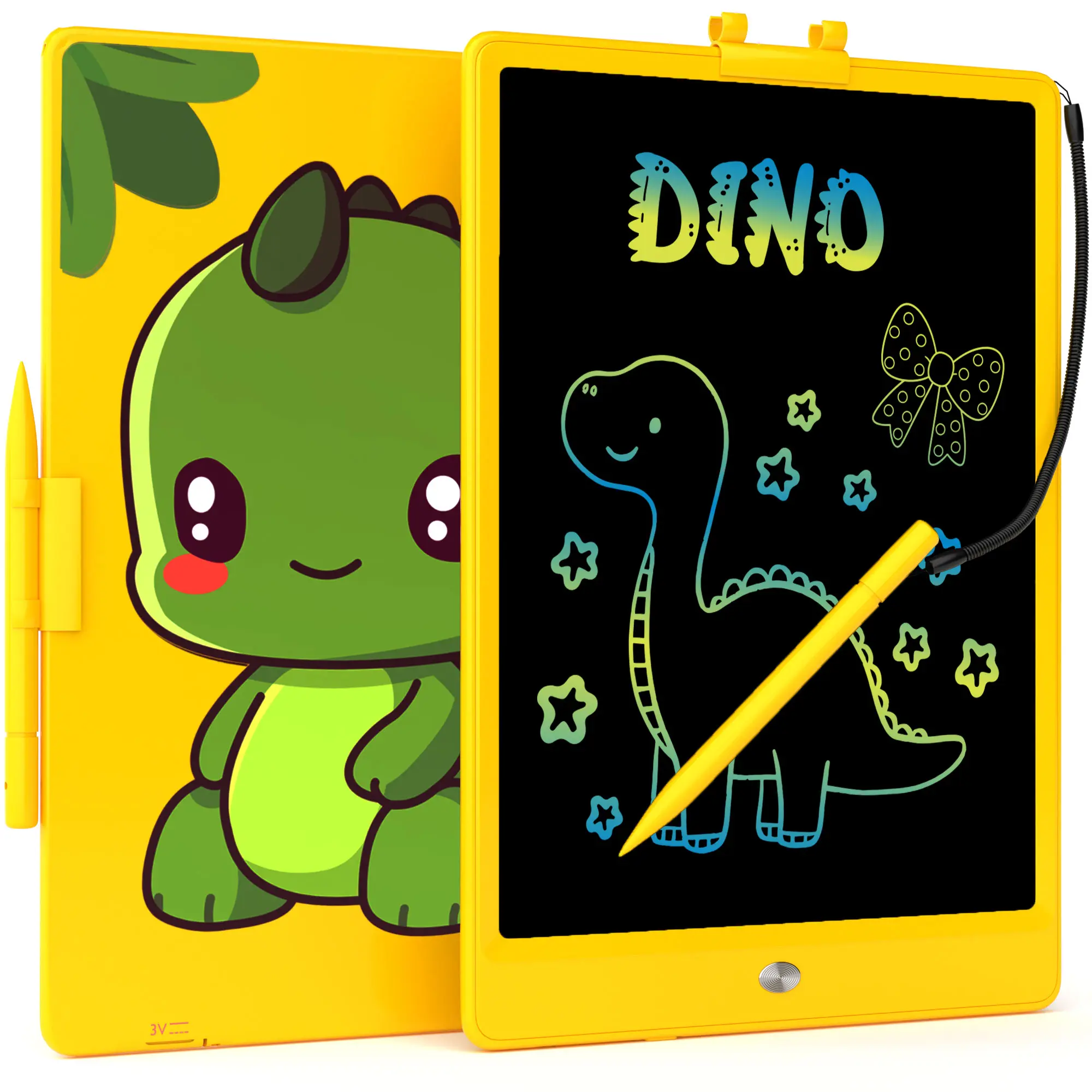 Dinosaur LCD Writing Tablet for Kids | Reusable Drawing & Doodle Board | Screen-Free Educational Toy for Toddlers