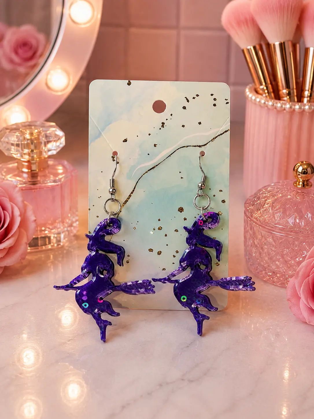 HOLOGRAPHIC WITCHY EARRINGS